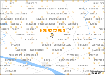 map of Kruszczewo