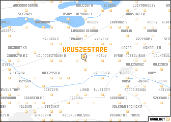 map of Krusze Stare