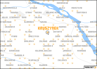 map of Kruszynek