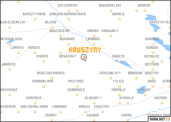 map of Kruszyny