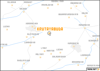 map of Krutaya Buda