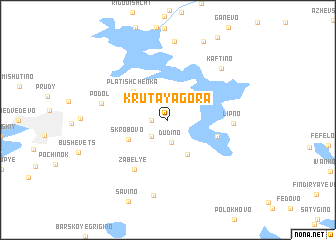 map of Krutaya Gora