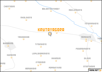 map of Krutaya Gora