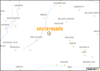 map of Krutaya Gora