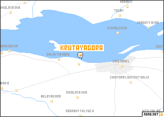 map of Krutaya Gora