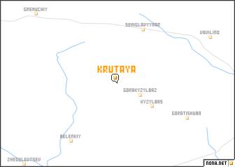 map of Krutaya