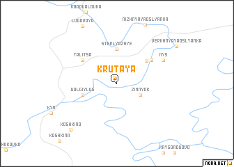 map of Krutaya
