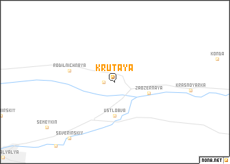 map of Krutaya