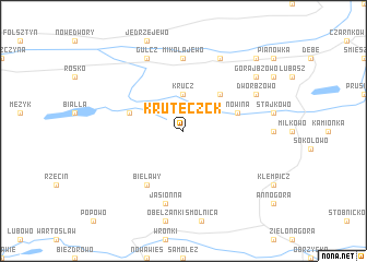 map of Kruteczck