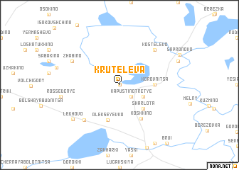 map of Krutelëva