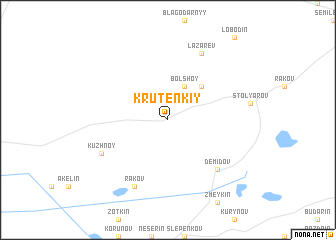 map of Kruten\