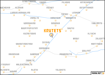 map of Krutets