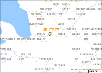 map of Krutets