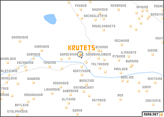 map of Krutets