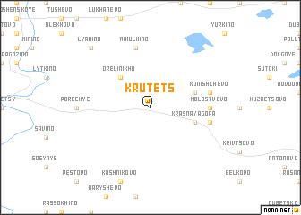 map of Krutets