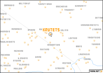 map of Krutets