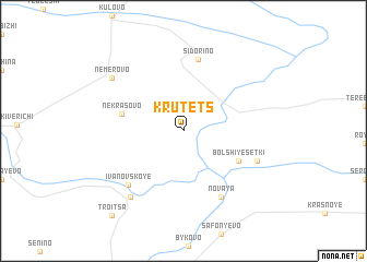 map of Krutets