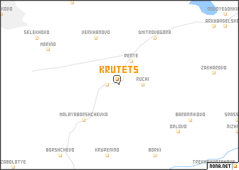 map of Krutets