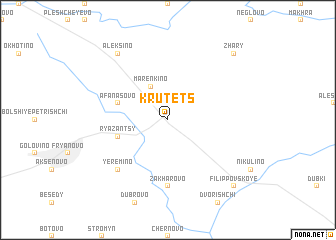map of Krutets