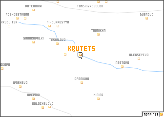 map of Krutets