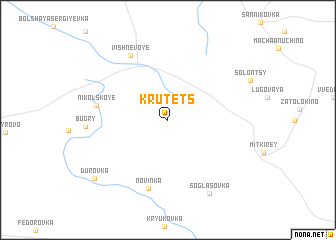 map of Krutets