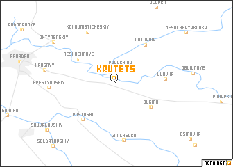 map of Krutets