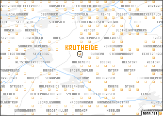 map of Krutheide