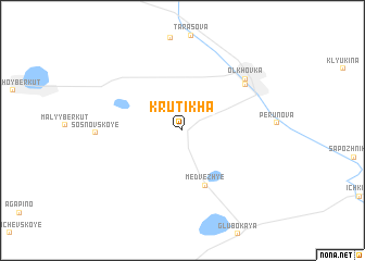 map of Krutikha