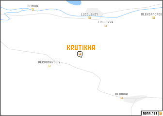 map of Krutikha