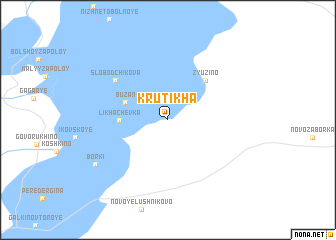 map of Krutikha