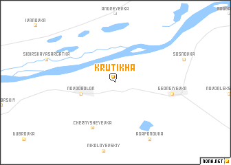 map of Krutikha