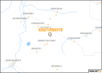 map of (( Krutinskiye ))