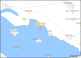 map of Krutʼki