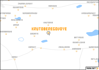 map of Krutoberegovoye