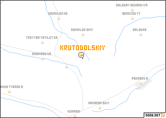 map of Krutodol\