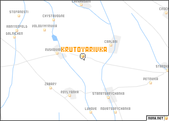 map of Krutoyarivka