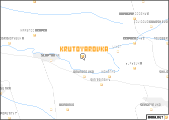 map of Krutoyarovka