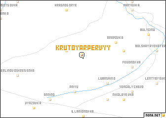 map of Krutoyar Pervyy