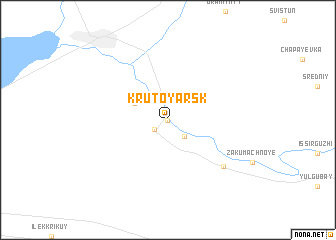 map of Krutoyarsk