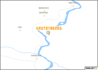 map of Krutoy Bereg