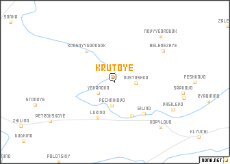 map of Krutoye