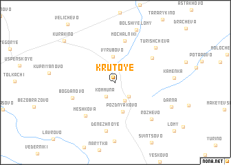 map of Krutoye