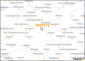 map of Krutoye