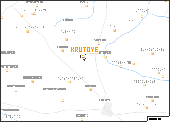 map of Krutoye