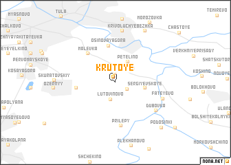 map of Krutoye