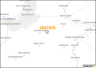 map of Krutoye