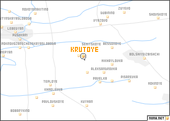 map of Krutoye