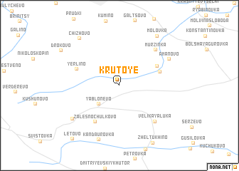 map of Krutoye