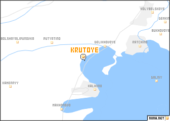 map of Krutoye
