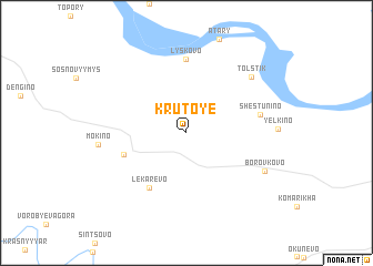 map of Krutoye